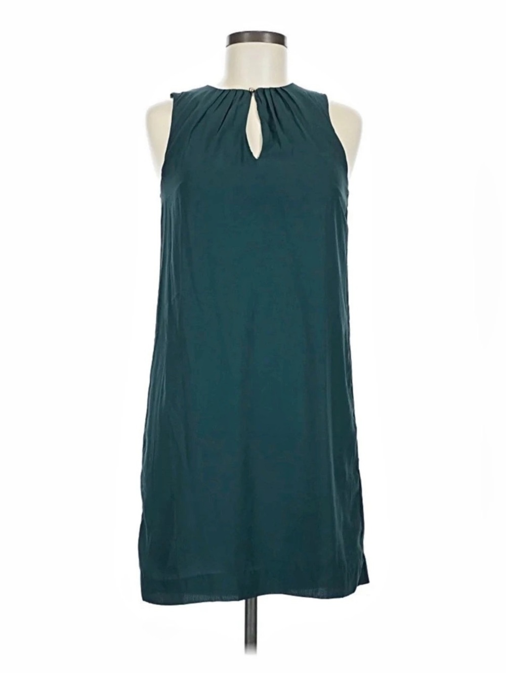 H&M Sleeveless Keyhole Dress – Teal/Green, Size US 6